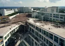 teto do Hospital Universitário de Aracaju