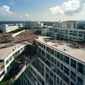 teto do Hospital Universitário de Aracaju