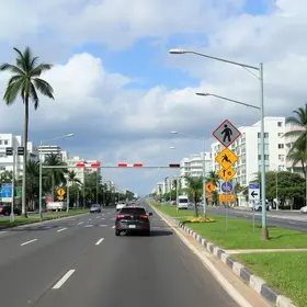 Trânsito na Avenida Beira Mar em Aracaju