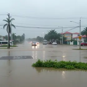 Chuvas na Zona Sul de Aracaju