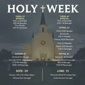 Semana Santa 2026 em Aracaju