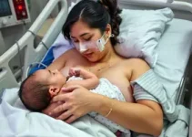 aparelho médico cai sobre bebê em hospital