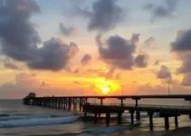 Píer da Orla Pôr do Sol