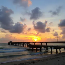 Píer da Orla Pôr do Sol