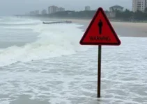 maré alta em Aracaju