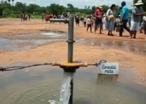 falta de água