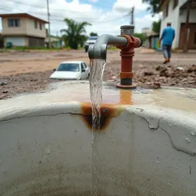 vazamento de água em Aracaju