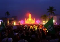 tumulto no Arraiá do Povo em Aracaju