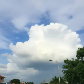 Aracaju céu parcialmente nublado e chuvas diárias