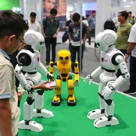 Exposição e Oficinas de Robótica no RioMar Aracaju